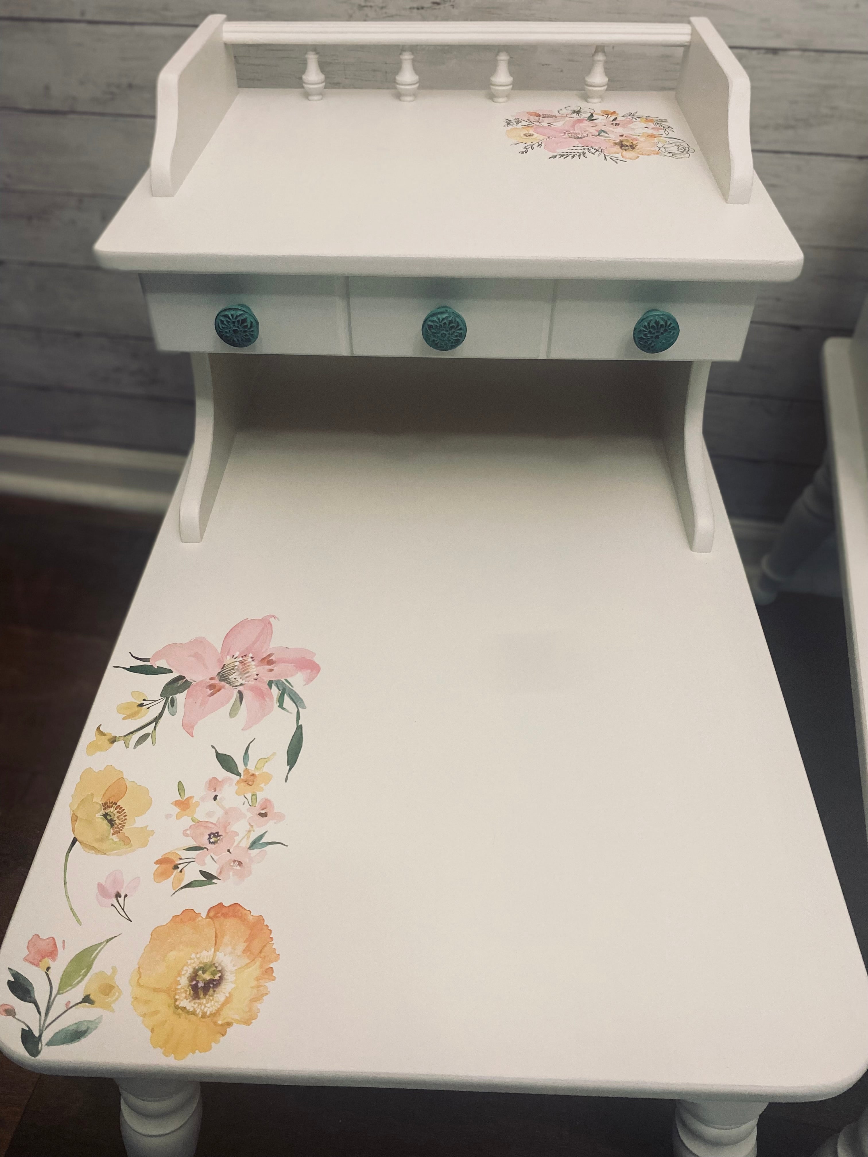 Floral End Tables