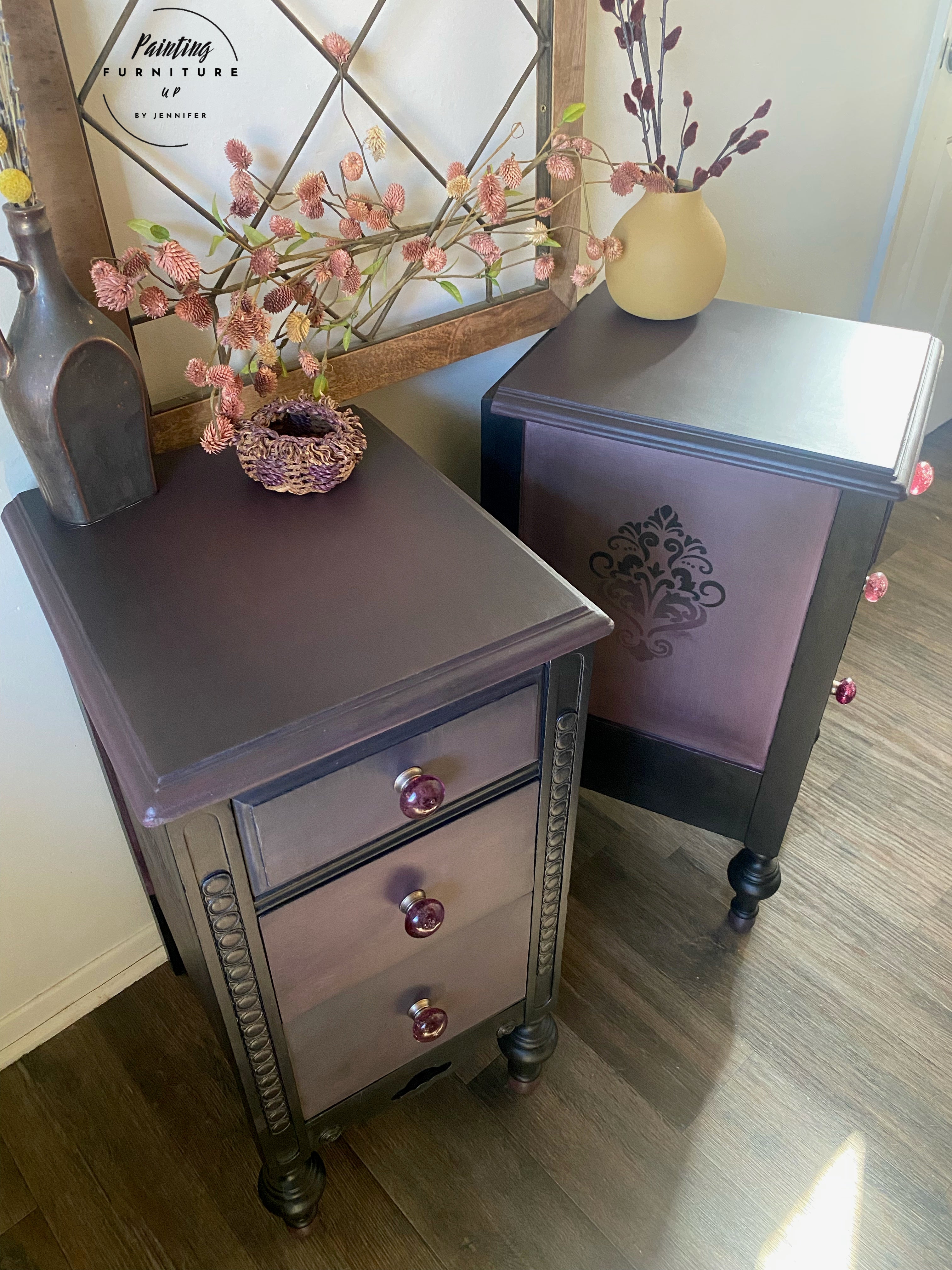 Matching Tall Side Tables