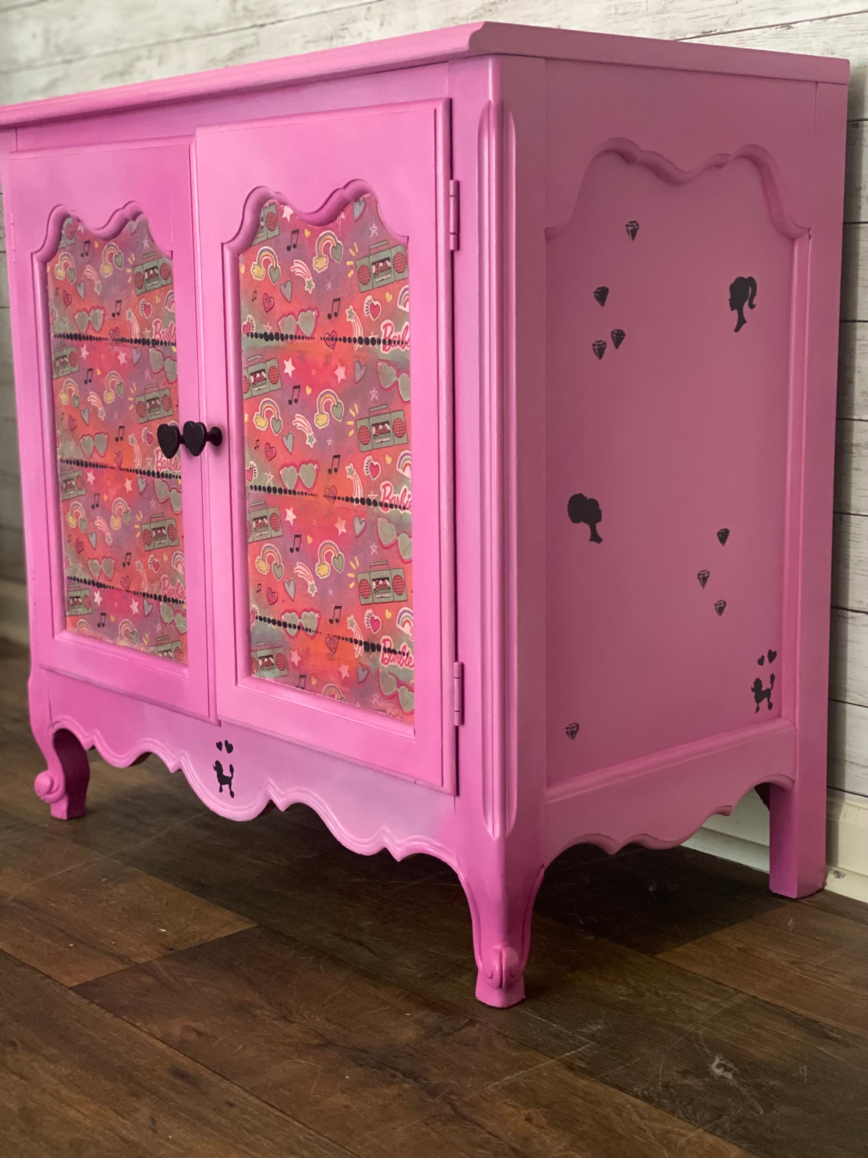 ✨SOLD✨ Barbie Themed Cabinet