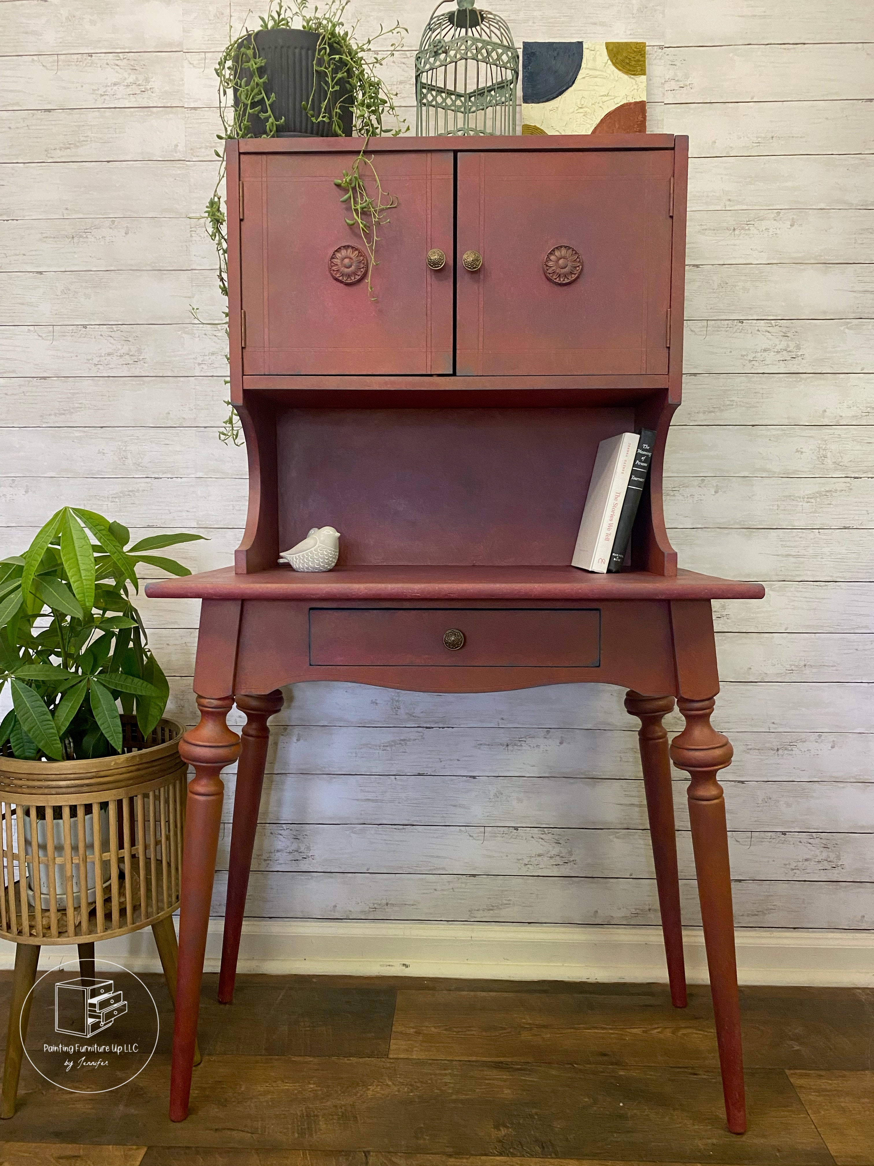 Two-Piece Vintage Cabinet