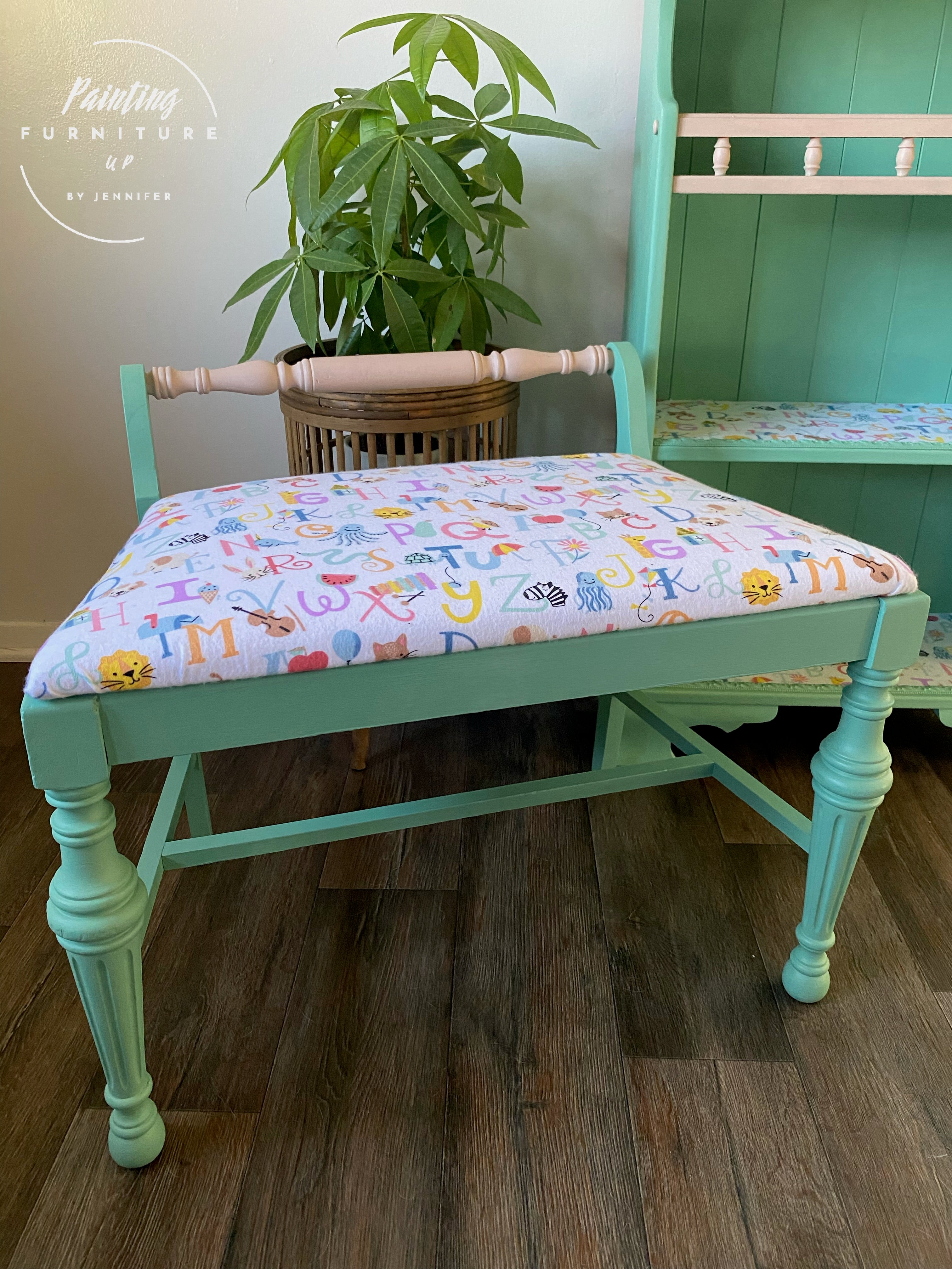 Children’s Bookshelf & Stool Set